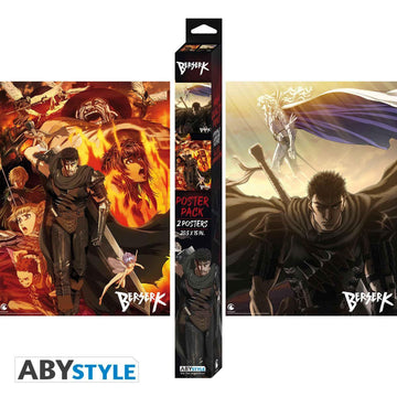 Berserk Group Character Boxed Poster 2 Piece Set - BUCKET POPCORN